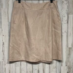 Chic Tan A-Line Skirt for Women